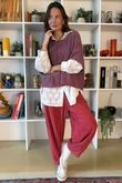 Conrad Layer Knit Dusky Rose